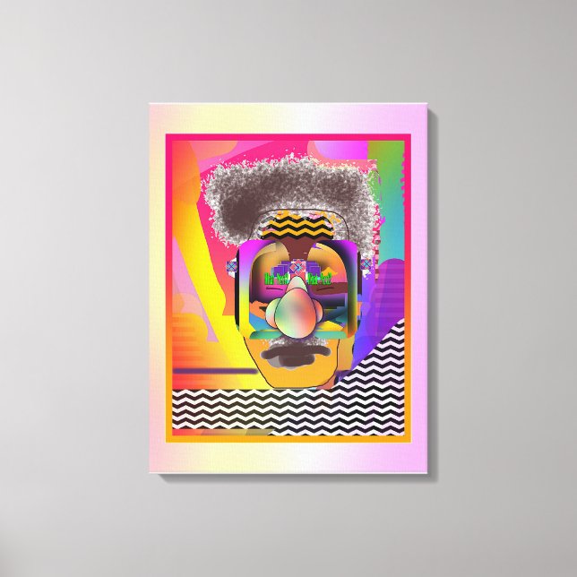 Impressão Em Tela Que Próximo Rosto Novidade (Frente)