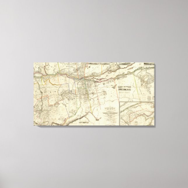 Impressão Em Tela Quebec, Canafa (Frente)