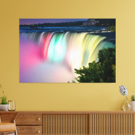 Impressão Em Tela Quedas de Água Natureza Relaxa Casa Imagem 1