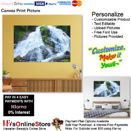 Impressão Em Tela Quedas de Água Natureza Relaxa Casa Imagem 11