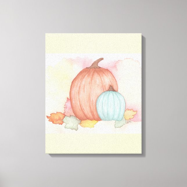 Impressão Em Tela Quedas de Bombas e Folhas (Frente)