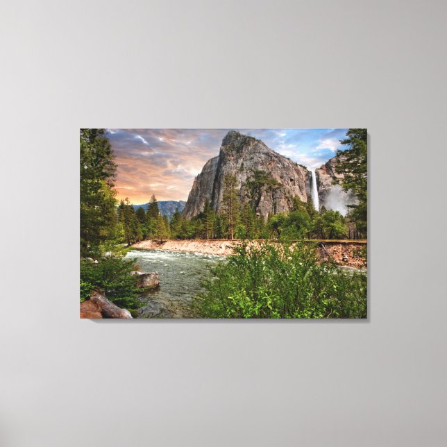 Impressão Em Tela Quedas de Véu Bridal (Frente)