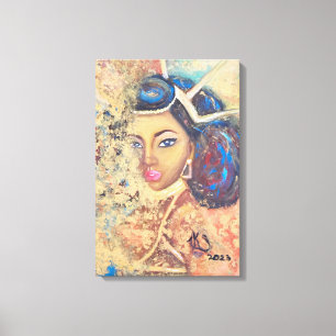 Impressão Em Tela Queen Kaleila Oil Painting por Venus Leone Impress