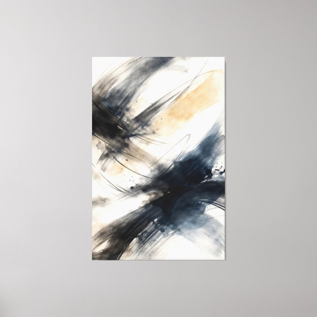 Impressão Em Tela Quiet Convergence (Frente)