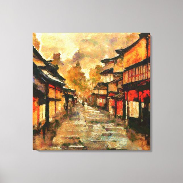 Impressão Em Tela Quioto - Dusk (Frente)