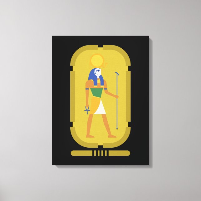 Impressão Em Tela Ra Deus do Sol (Frente)