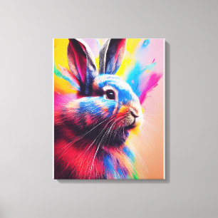 Impressão Em Tela Rabbit Bunny Animal Discovery Adventure Nature