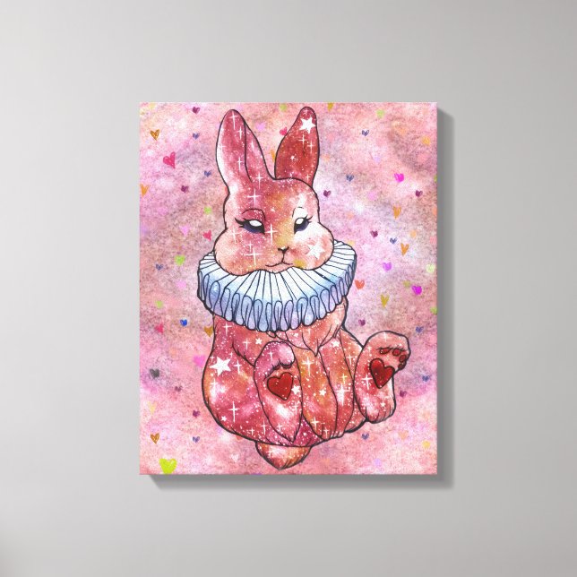 Impressão Em Tela Rabbit named Ladybug (Frente)