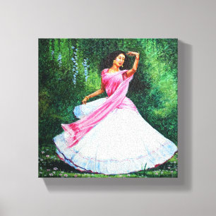 Impressão Em Tela Radha À Espera De Krishna Em Vrindavan