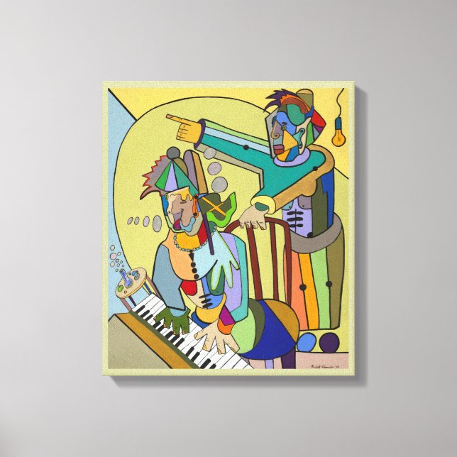 Impressão Em Tela "Ragtime Scene" por Ruchell Alexander (Frente)