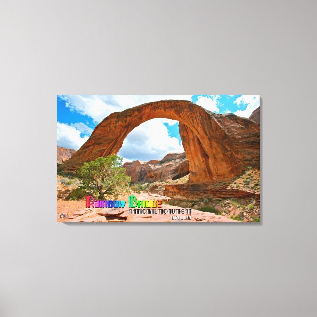 Impressão Em Tela Rainbow Bridge Nat'l Monument (Frente)