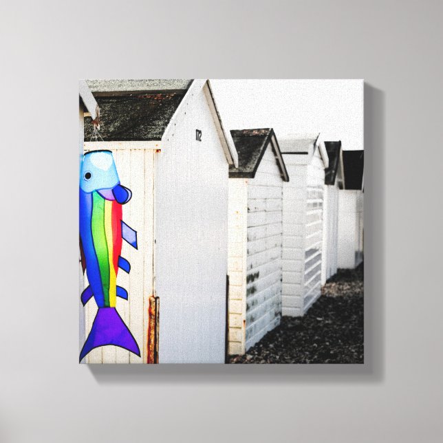 Impressão Em Tela Rainbow - Kite Colorido (Frente)