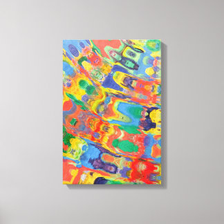 Impressão Em Tela Rainbow Waves