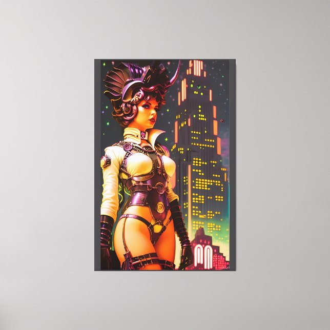 Impressão Em Tela Rainha Art Déco de 2025 (Frente)