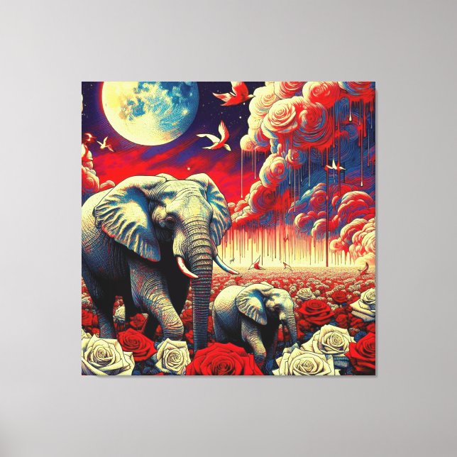 IMPRESSÃO EM TELA RAINHA DA ÁFRICA 12 (Frente)