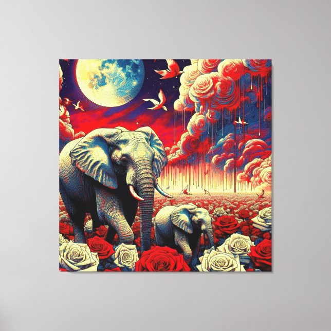 IMPRESSÃO EM TELA RAINHA DA ÁFRICA 12 (Frente)