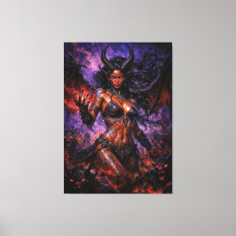 Impressão Em Tela Rainha do Inferno Lilith