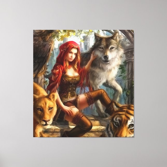 Impressão Em Tela Rainha dos Monstros (Frente)