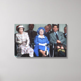 Impressão Em Tela Rainha Elizabeth, Rainha Mãe 1988