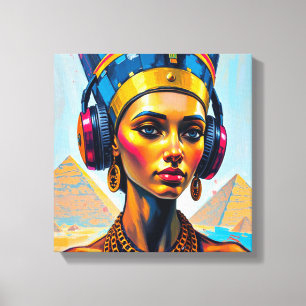 IMPRESSÃO EM TELA RAÍNHA NEFERTITI 4