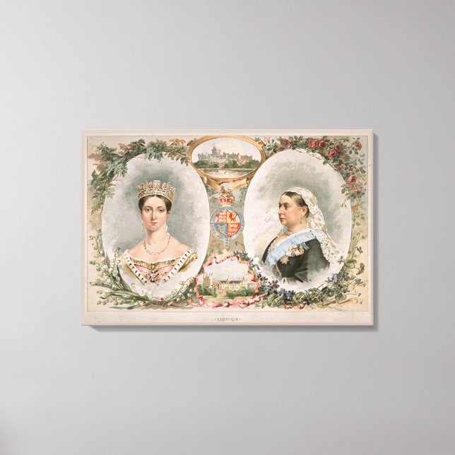 Impressão Em Tela Rainha Victoria Ouro Jubilee Poster (Frente)