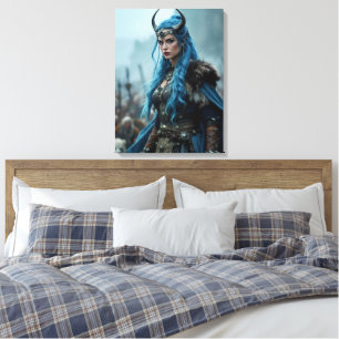 Impressão Em Tela Rainha Viking