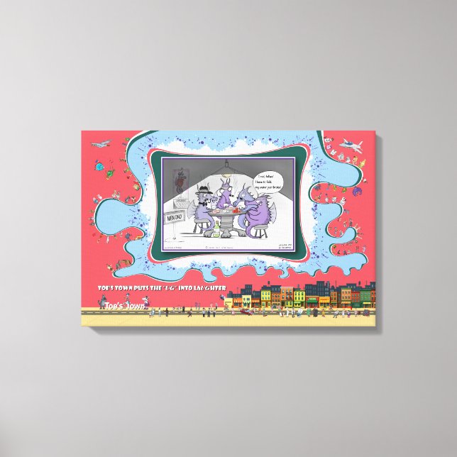 Impressão Em Tela Raise, Fold, or Dilate | Literal Wordplay 24x16 (Frente)