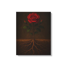 Impressão em Tela Raízes Antes da Flor