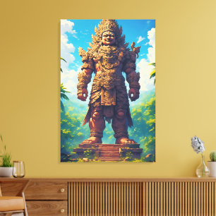 Impressão Em Tela “Raksasa Nusantara” (Gigante do Arquipélago)