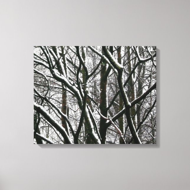 Impressão Em Tela Ramais de inverno (Frente)