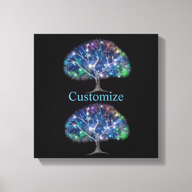 Impressão Em Tela Ramificação suave Troço da árvore (Frente)