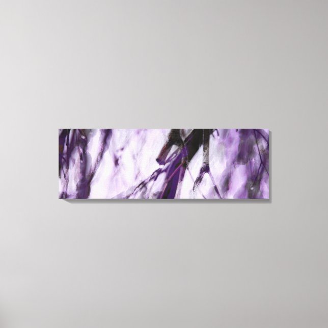 Impressão Em Tela Ramificações negras 3 (Frente)