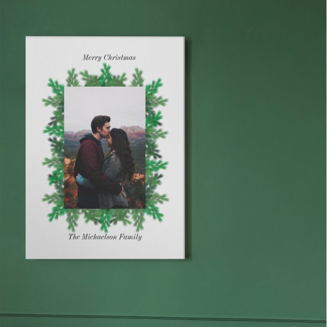 Impressão Em Tela Ramos de árvore de Natal Foto (Criador carregado)