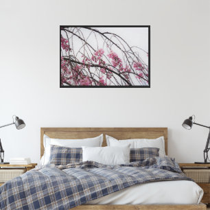 Impressão Em Tela Ramos de Cerejeira em Flor 30"x20"