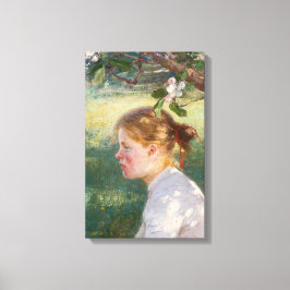 Impressão Em Tela Rapariga sob a árvore da maçã (por Danielson-Gambo