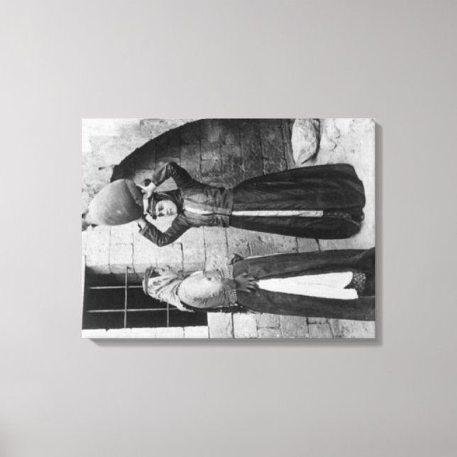 Impressão Em Tela Raparigas Cristãs com Jug de Água em Nazareth (Frente)