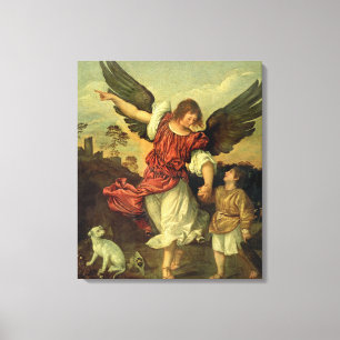 Impressão Em Tela Raphael e Tobias, 1507-8 (óleo no painel)