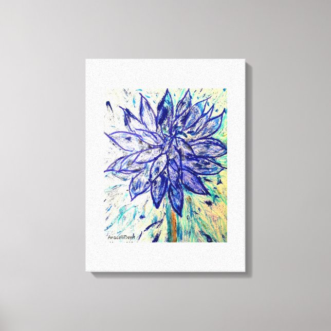 Impressão Em Tela Rare Dahlia (Frente)