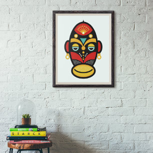 Impressão Em Tela Rasta Mask