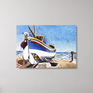 Impressão Em Tela Raviliares - Embarcação salva-vidas em Aldeburgh