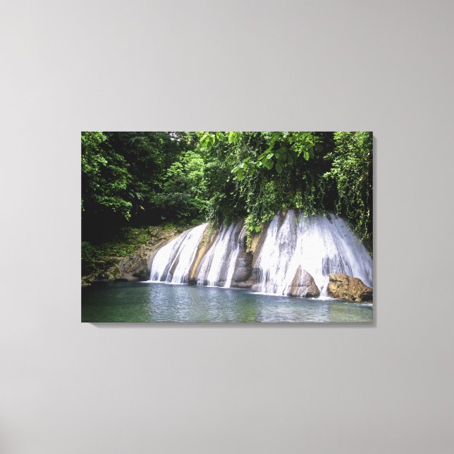 Impressão Em Tela Reach Falls, Port Antonio, Jamaica (Frente)