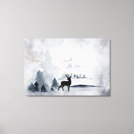 Impressão Em Tela Rebelde no Natal das Cinzas Selvagens