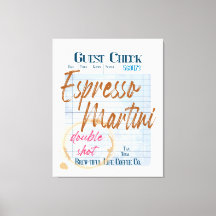 Recebimento de Cheque de Convidado Espresso Martin