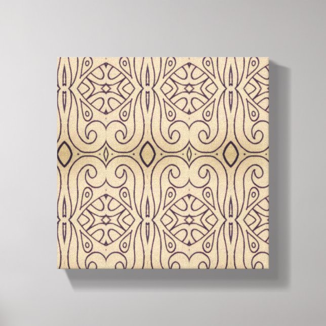 Impressão Em Tela Recoleta de design abstrato (Frente)