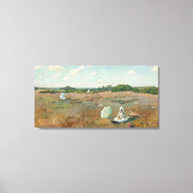 Impressão Em Tela Recolha das flores do outono, 1894-5 (óleo na canv (Frente)