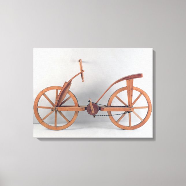 Impressão Em Tela Reconstrução da design da Vinci (Frente)