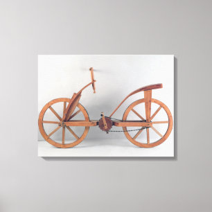 Impressão Em Tela Reconstrução do design de da Vinci