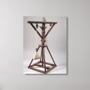 Impressão Em Tela Reconstrução do design de da Vinci