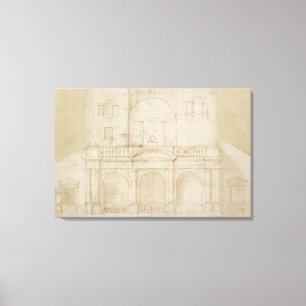 Impressão Em Tela Recto: Concepção arquitectónica (casa de campo