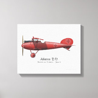 Impressão Em Tela Red Baron Manfred von Richthofen Alemanha Voando A